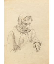 A Girl. Sketch. Evgeny Rastorguev