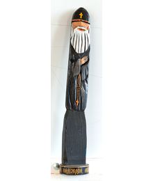 Wooden sculpture. A Priest. Vadim Sokolov